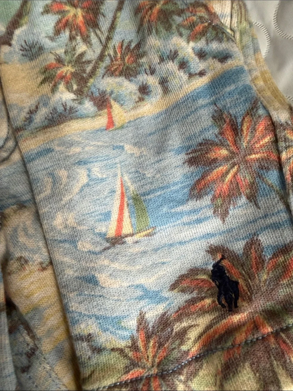 Ralph Lauren Kids Tropical Sail & Palm Matching Set - Size 3T